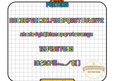 Paquete de Alfabeto, Números y Símbolos
